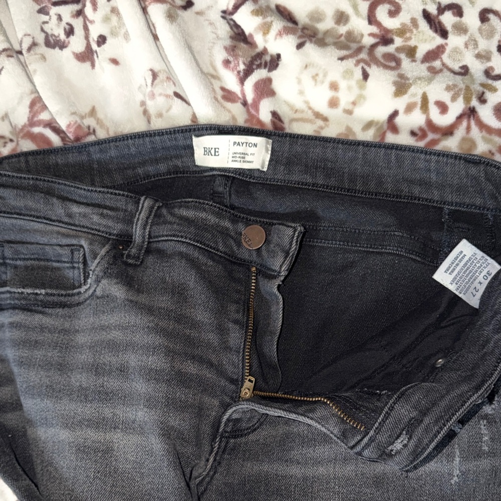 BKE High Rise Gray Jeans